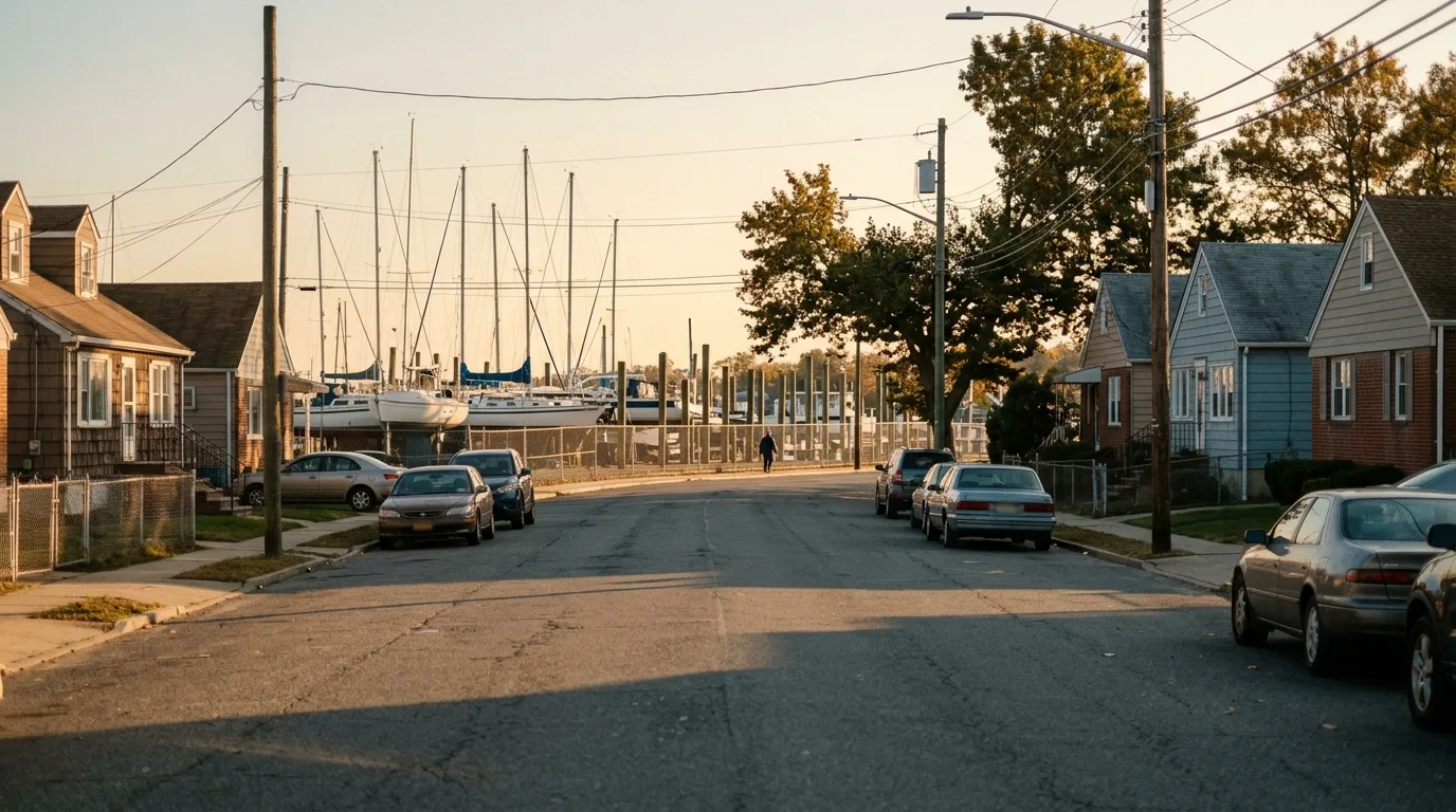 Great Kills: the marina and the Hylan strip. — illustration