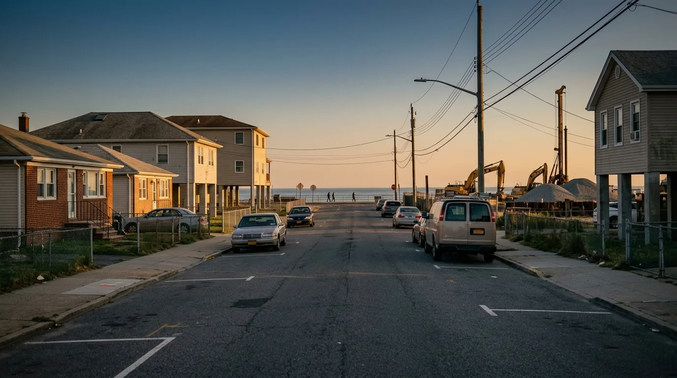 Midland Beach: the seawall just kicked off. — illustration
