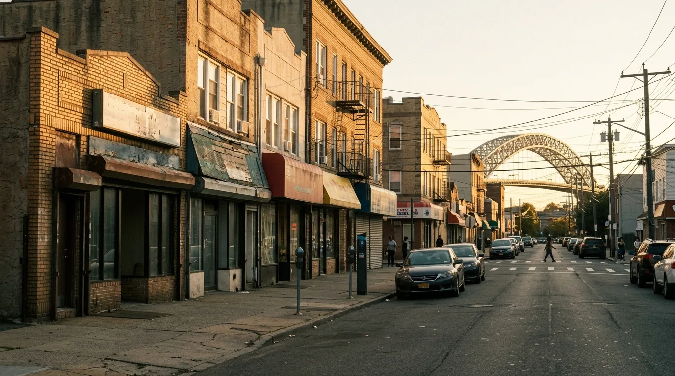 Working a job on Port Richmond Ave. — illustration