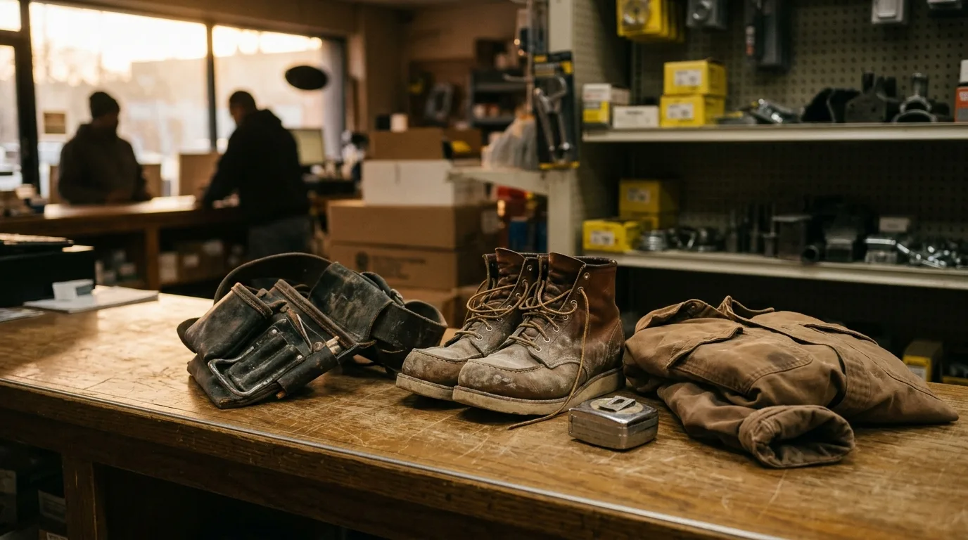 Carpenter gear in Staten Island — illustration