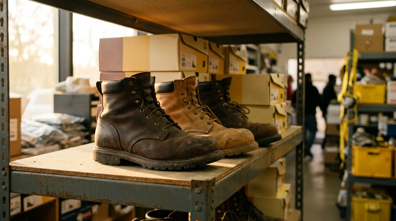 Get steel toe boots in Staten Island — illustration