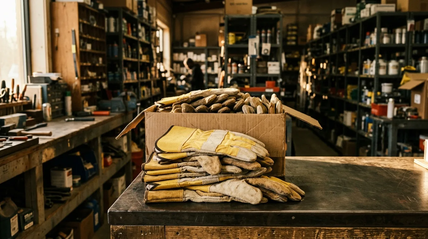 Where to find Jerko leather work gloves in Staten Island — illustration